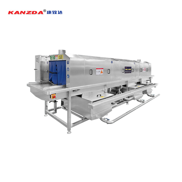 Cake pan cleaning machine